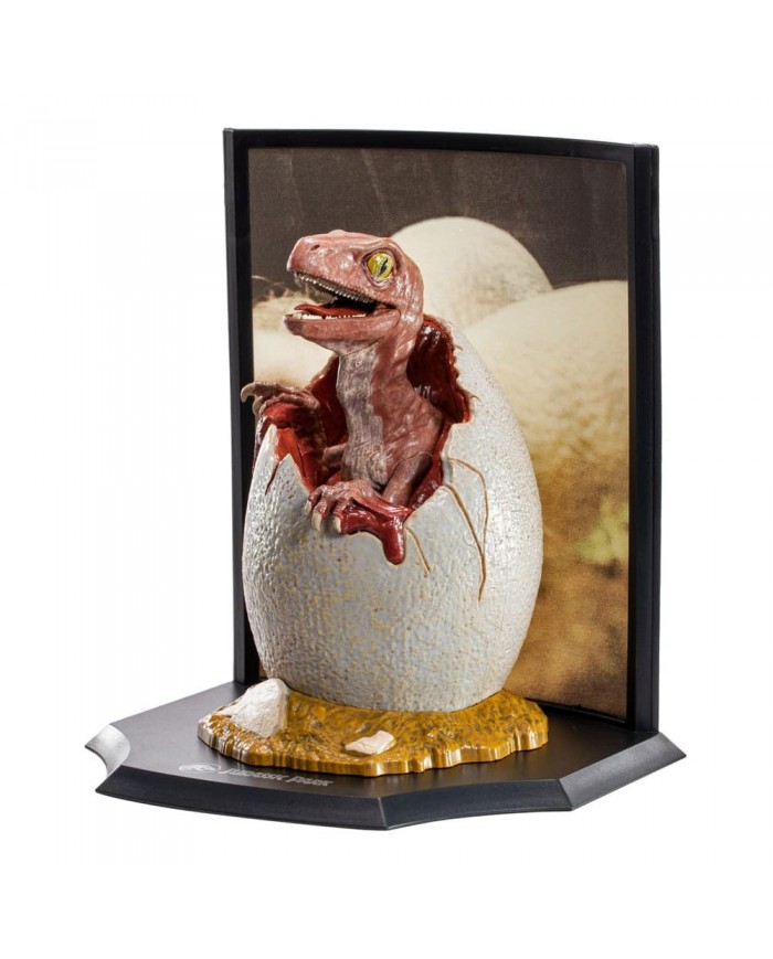 Jurassic Park Statuette Toyllectible Treasure Raptor Egg Life Finds A Way 12 cm
