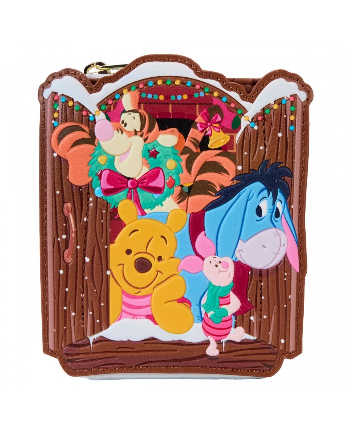 Portefeuille Loungefly - Winnie l'Ourson et ses amis Holiday Scene