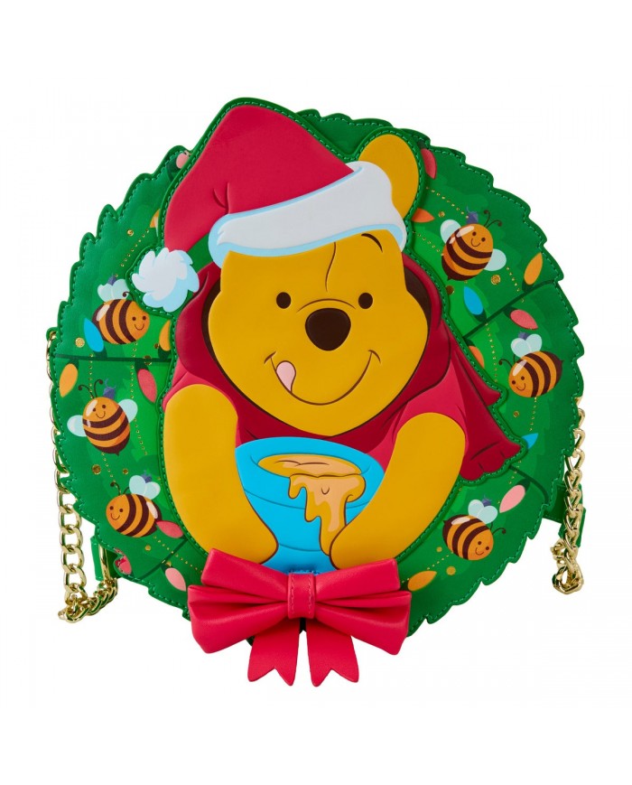 Sac à bandoulière Loungefly - Winnie l'Ourson Stuck in Wreath