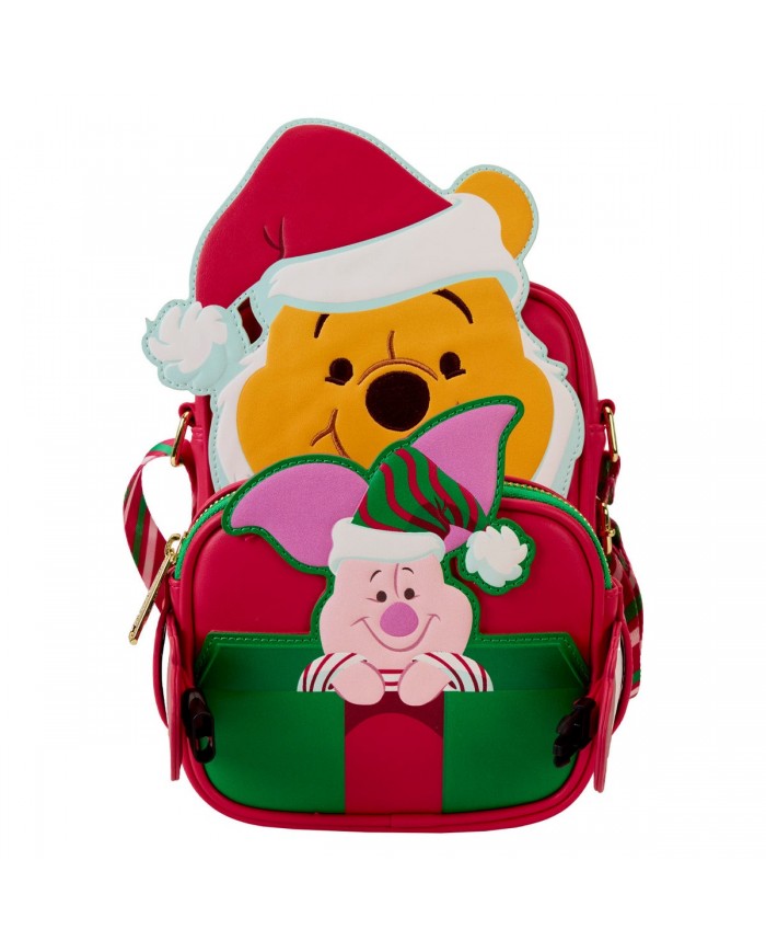 Sac à bandoulière Loungefly - Winnie l'Ourson Santa