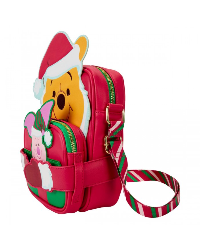 Sac à bandoulière Loungefly - Winnie l'Ourson Santa
