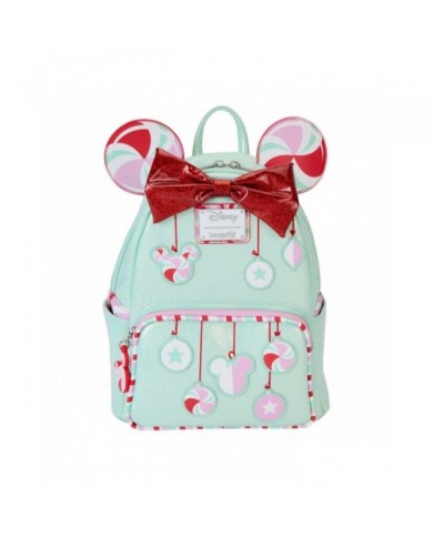 Sac à dos Loungefly - Minnie Holiday Peppermint Ornaments