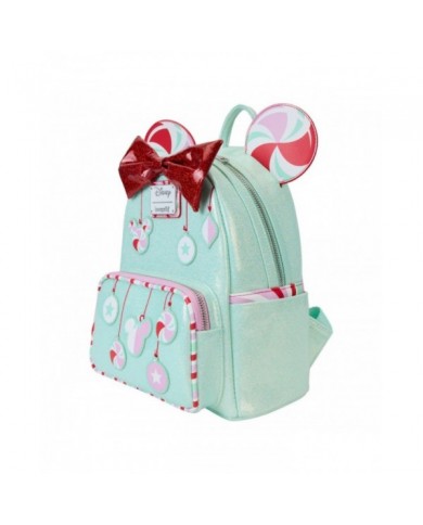 Sac à dos Loungefly - Minnie Holiday Peppermint Ornaments
