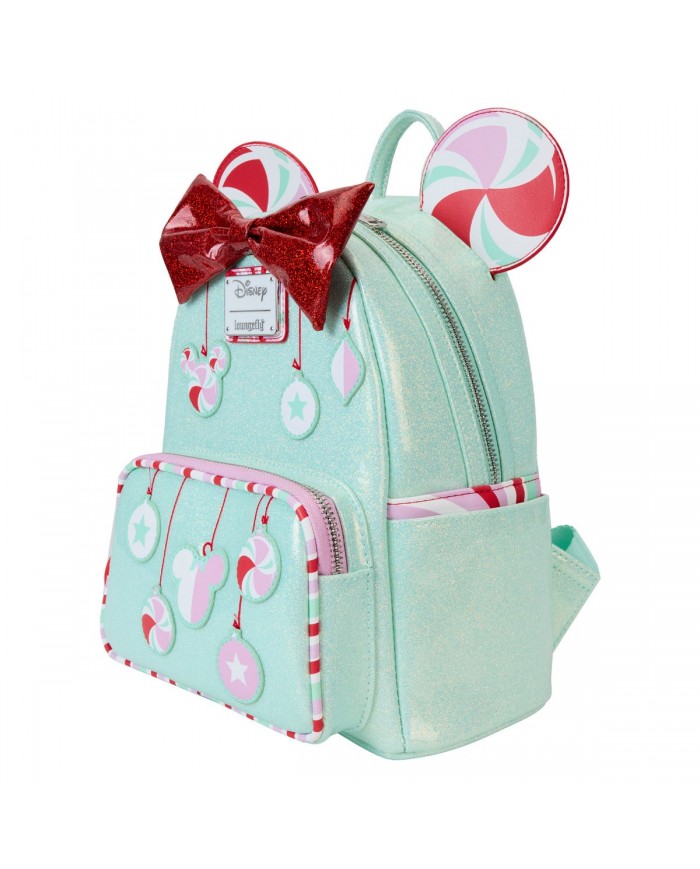 Sac à dos Loungefly - Minnie Holiday Peppermint Ornaments