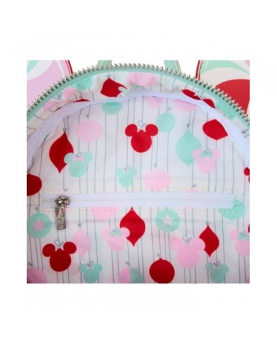 Sac à dos Loungefly - Minnie Holiday Peppermint Ornaments