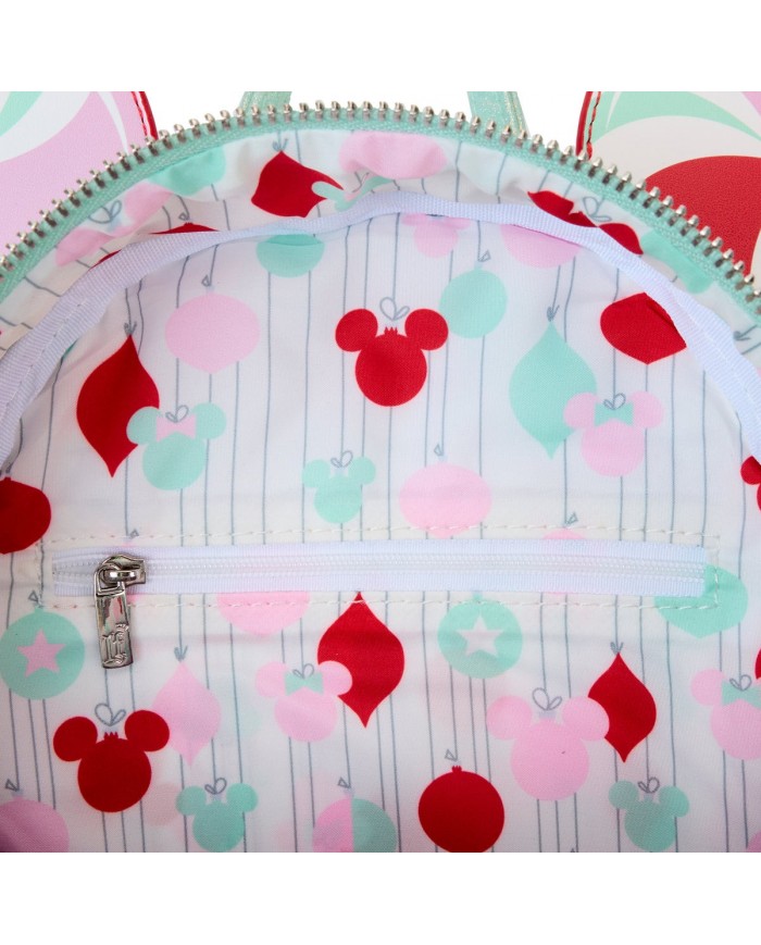 Sac à dos Loungefly - Minnie Holiday Peppermint Ornaments