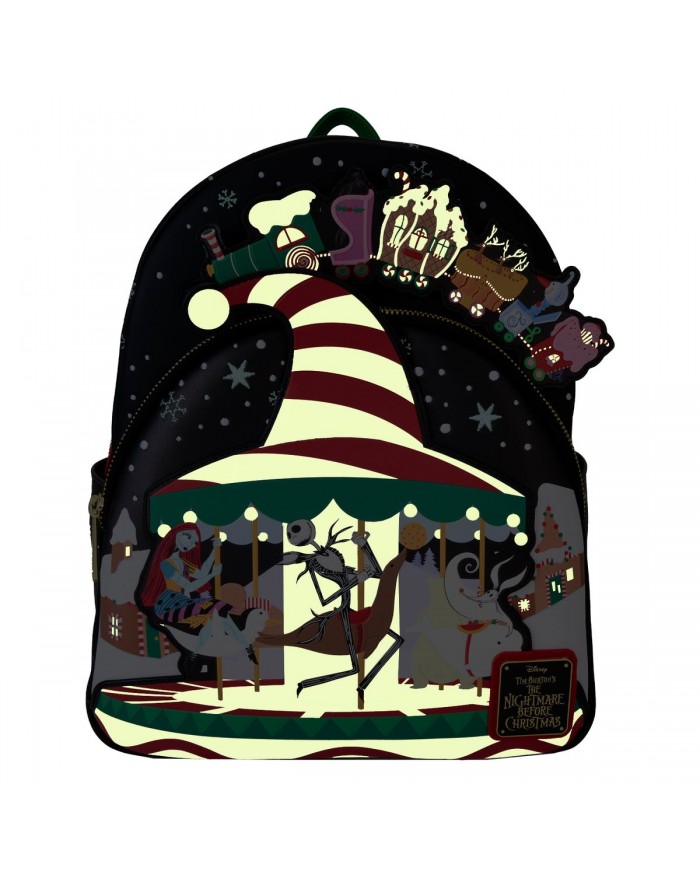 Sac à dos Loungefly - L'étrange Noël de Mr Jack Journey To Christmas Town