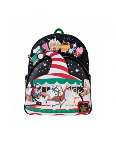 Sac à dos Loungefly - L'étrange Noël de Mr Jack Journey To Christmas Town