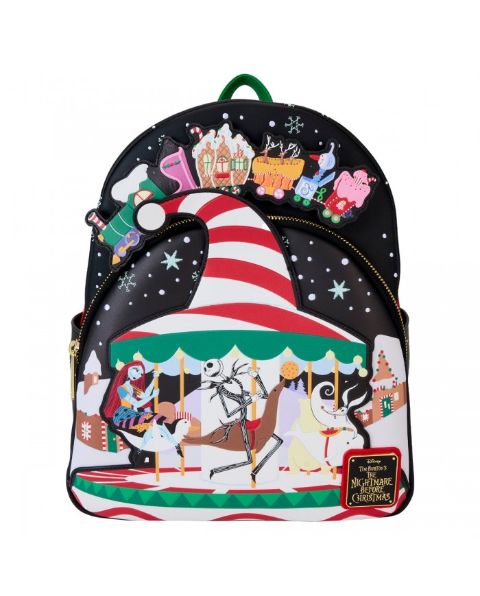 Sac à dos Loungefly - L'étrange Noël de Mr Jack Journey To Christmas Town