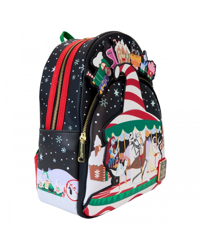 Sac à dos Loungefly - L'étrange Noël de Mr Jack Journey To Christmas Town