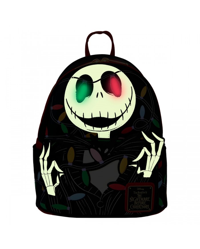 Sac à dos Loungefly - L'étrange Noël de Mr Jack Smiling Jack Light-Up
