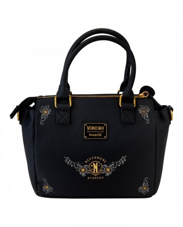 Sac à bandoulière Loungefly - Wednesday Typewritter
