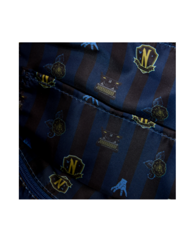 Sac à bandoulière Loungefly - Wednesday Typewritter