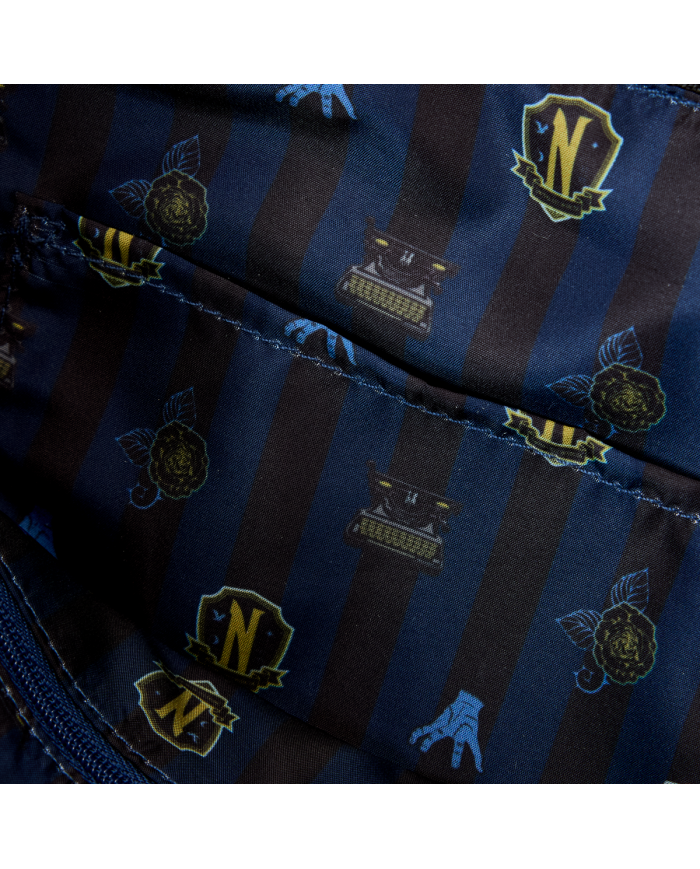 Sac à bandoulière Loungefly - Wednesday Typewritter