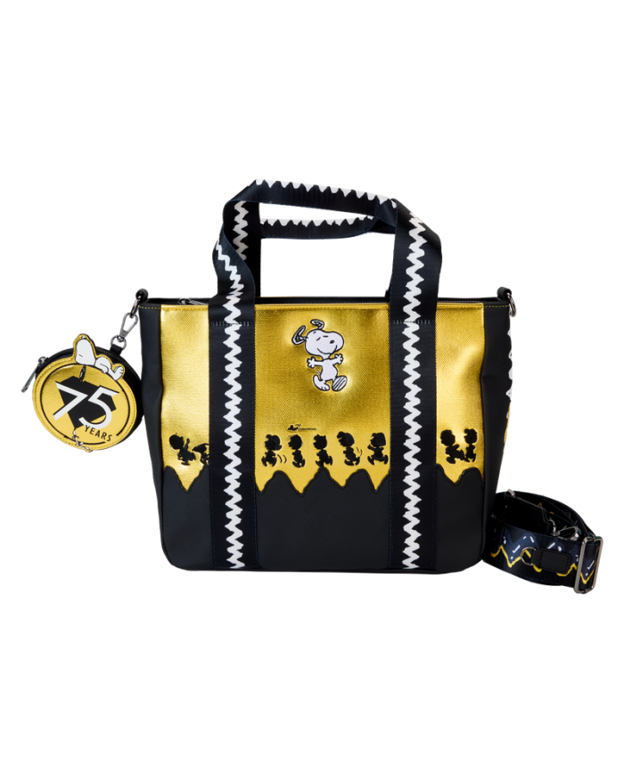 Tote Bag Loungefly - Snoopy 75ème Anniversaire Gang