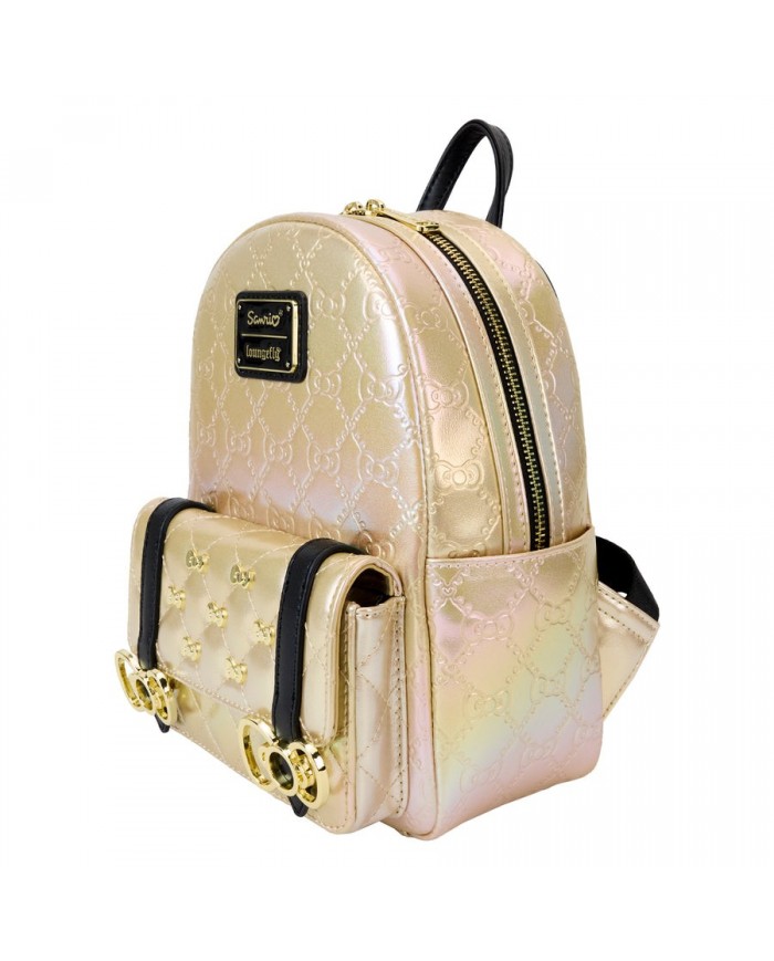 Sac à dos Loungefly - Sanrio - Hello Kitty Metallic Gold 50th Anniversary