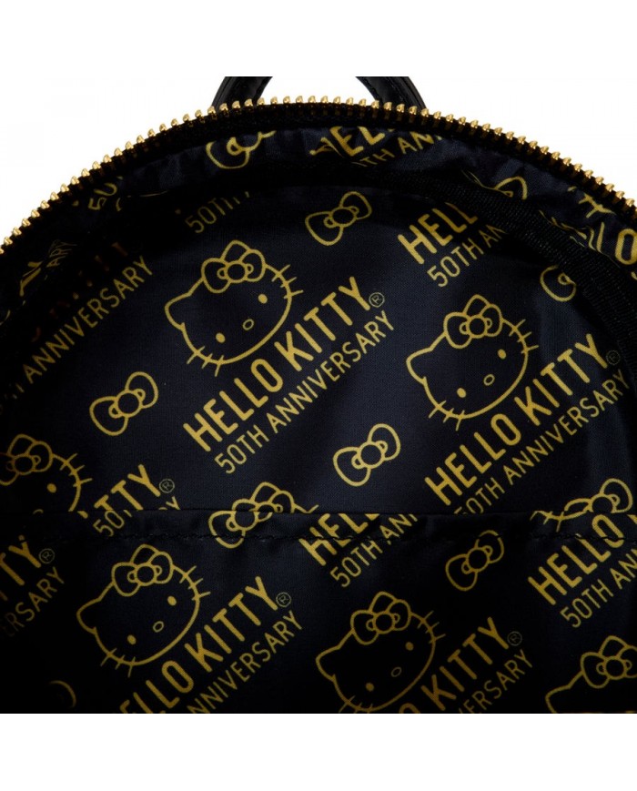 Sac à dos Loungefly - Sanrio - Hello Kitty Metallic Gold 50th Anniversary