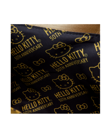Sac à bandoulière Loungefly - Sanrio - Hello Kitty Gold 50th Anniversary