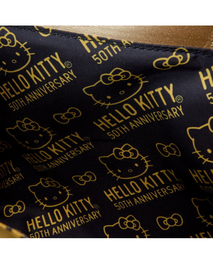 Sac à bandoulière Loungefly - Sanrio - Hello Kitty Gold 50th Anniversary