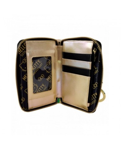 Portefeuille Loungefly - Sanrio - Hello Kitty Gold 50th Anniversary