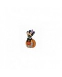 Disney Traditions - Figurine Citrouille LED Mickey et Minnie squelettes