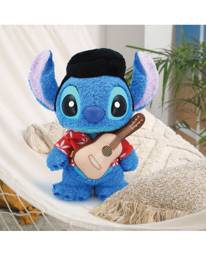 Disney Grand Jester - Figurine Fluffy Stitch Elvis Hawaïen