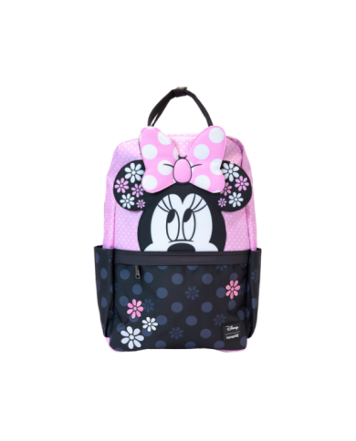 Sac à dos Loungefly - Minnie Mouse Floral Rock The Dots Nylon Full-Size