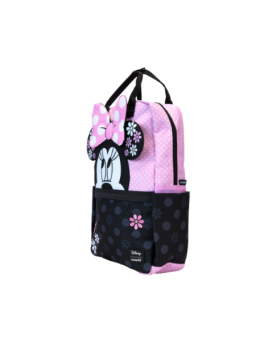 Sac à dos Loungefly - Minnie Mouse Floral Rock The Dots Nylon Full-Size