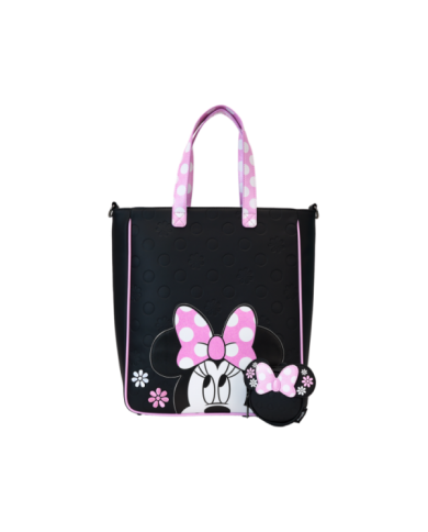 Tote Bag Loungefly - Minnie Mouse Floral Rock The Dots