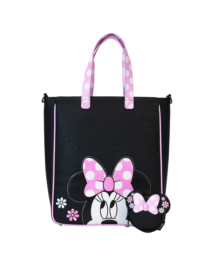 Tote Bag Loungefly - Minnie Mouse Floral Rock The Dots