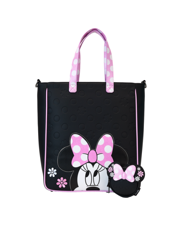 Tote Bag Loungefly - Minnie Mouse Floral Rock The Dots