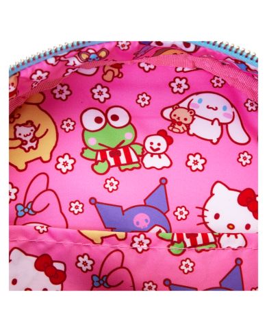 Sac à dos Loungefly - Sanrio Hello Kitty & Tiny Chum Bear Sherpa