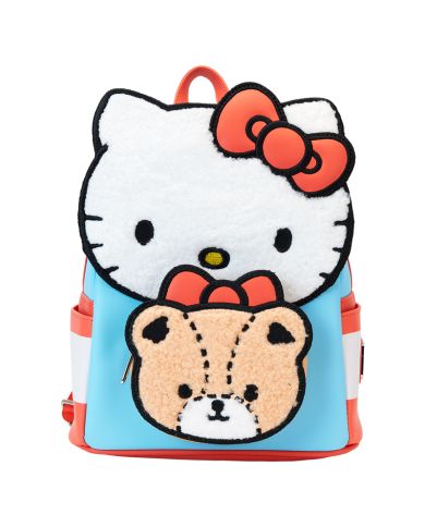 Sac à dos Loungefly - Sanrio Hello Kitty & Tiny Chum Bear Sherpa