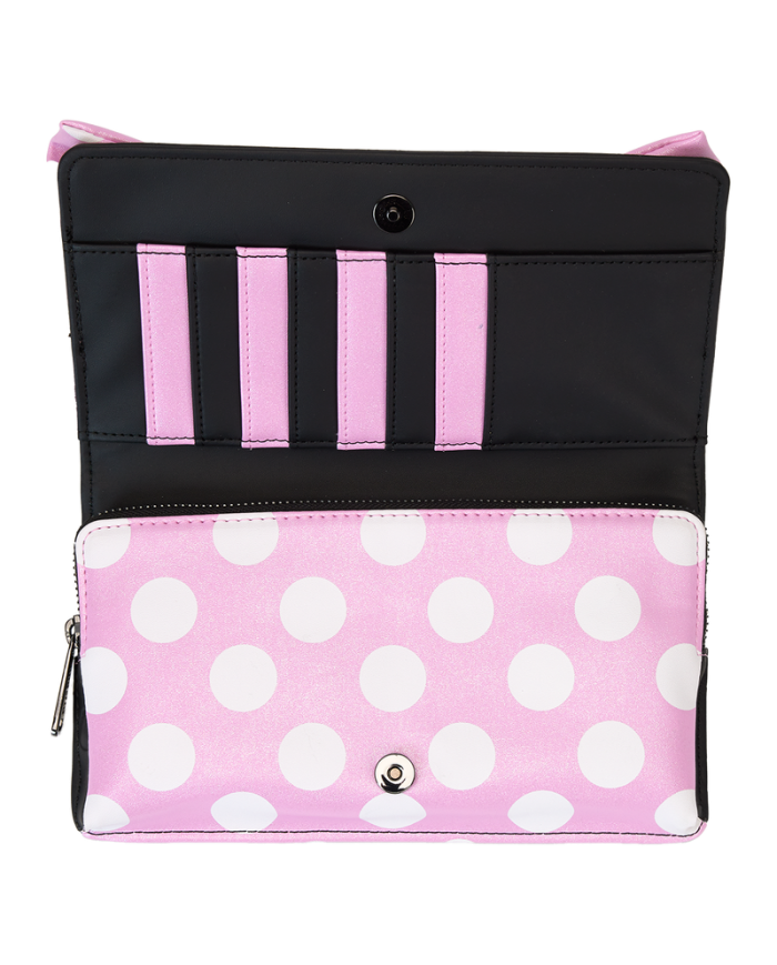 Sac à bandoulière Loungefly - Minnie Mouse Floral Rock The Dots