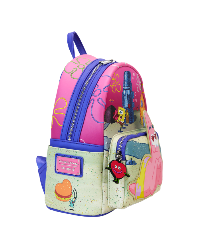 Sac à dos Loungefly - Bob l'Eponge & Patrick Star Hearts