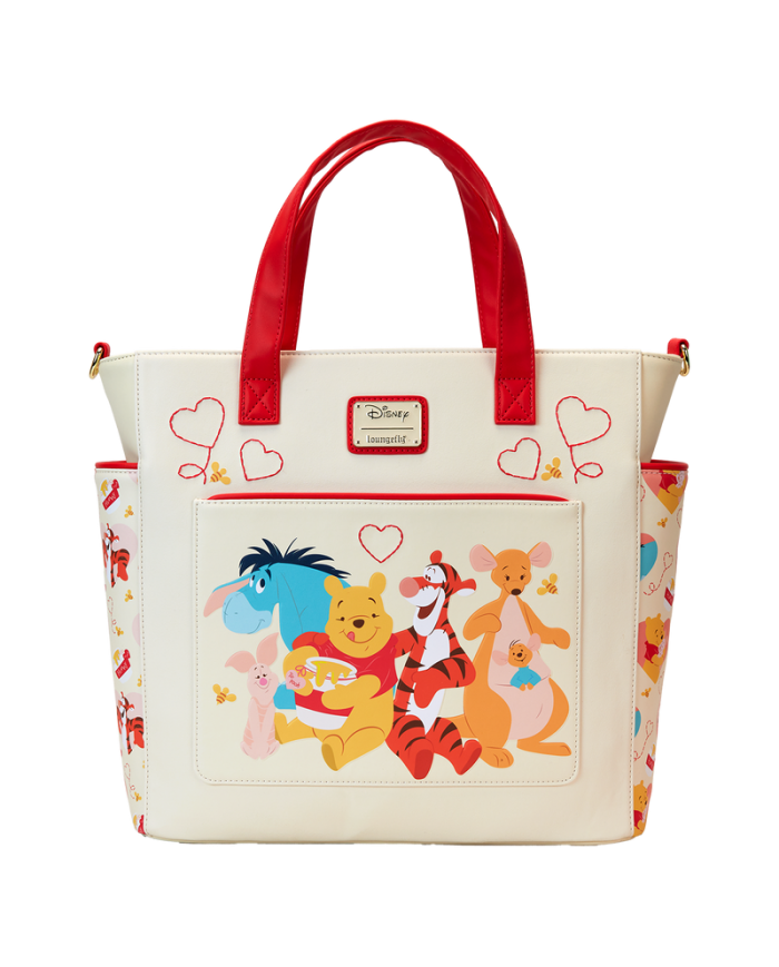 Tote Bag Loungefly - Winnie l'Ourson & Friends Hearts