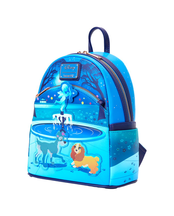Sac à dos Loungefly - La Belle et le Clochard 70th Anniversary