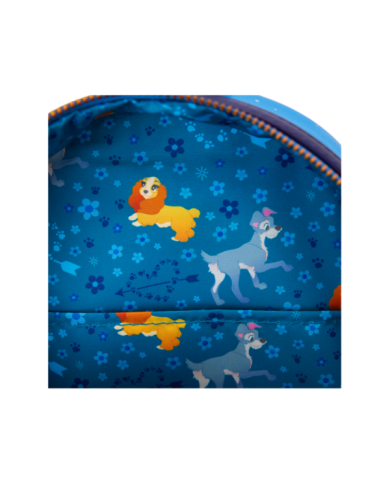 Sac à dos Loungefly - La Belle et le Clochard 70th Anniversary