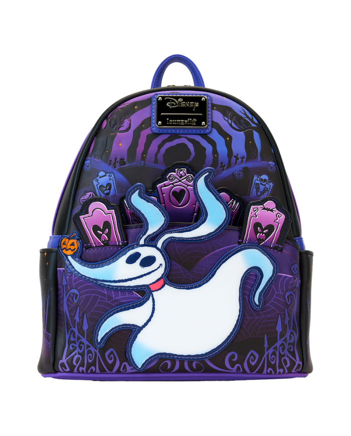 Sac à dos Loungefly - L'Etrange Noël de Mr Jack Zero Graveyard Light Up