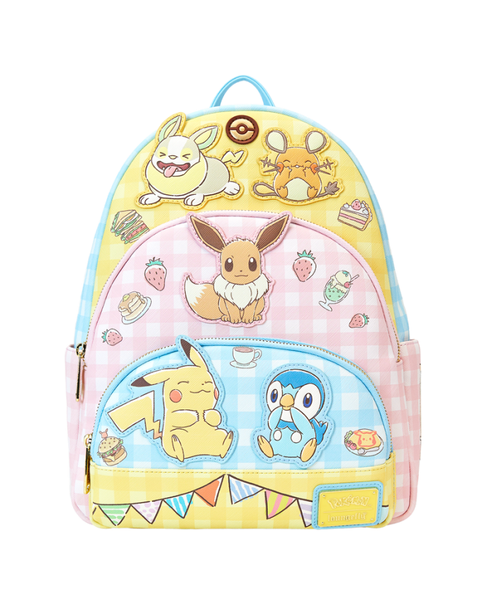 Sac à dos Loungefly - Pokemon Café Triple Pocket