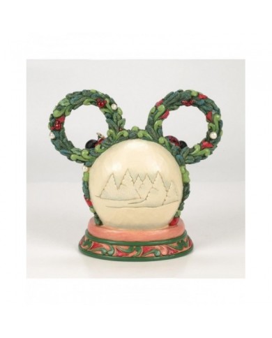 Disney Traditions - Diorama lumineux Mickey & Minnie Noël