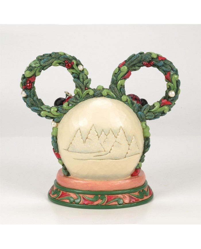 Disney Traditions - Diorama lumineux Mickey & Minnie Noël