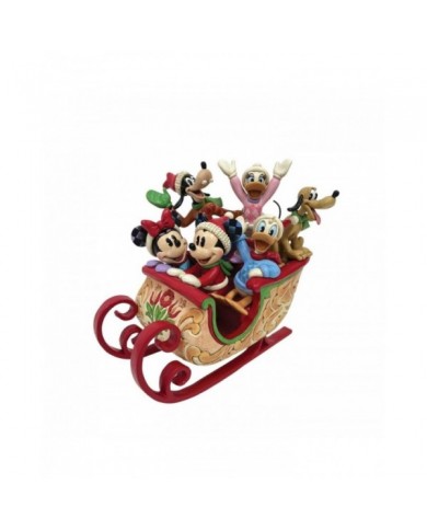 Disney Traditions - Traîneau de Mickey et ses amis