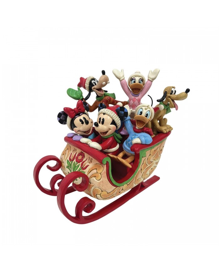 Disney Traditions - Traîneau de Mickey et ses amis