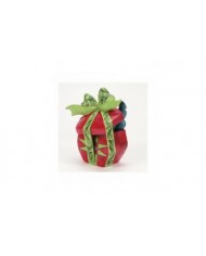 Disney Traditions - Stitch déchirant un cadeau de Noël