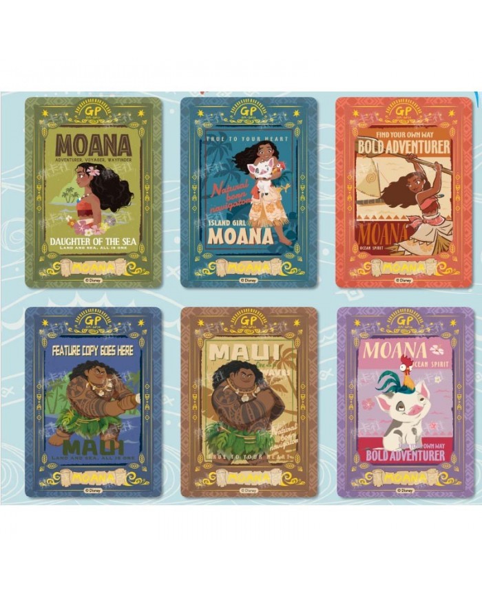 Cardfun Disney Vaiana Adventure Journey - Boîte 10 Boosters 4 Cartes