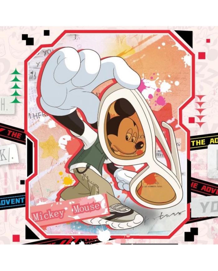 Cardfun Disney Mickey In Real Life - Boîte 10 Boosters 4 Cartes