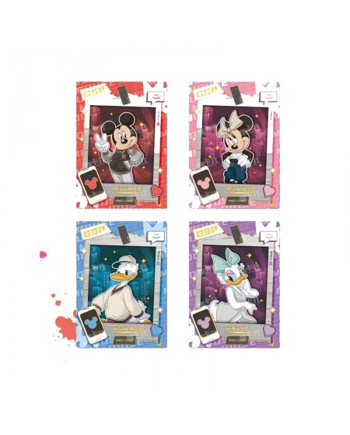 Cardfun Disney Mickey In Real Life - Boîte 10 Boosters 4 Cartes
