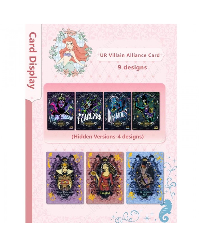 Cardfun Disney Princess Magic Fairy Tales Series - Boîte 10 Boosters 4 Cartes