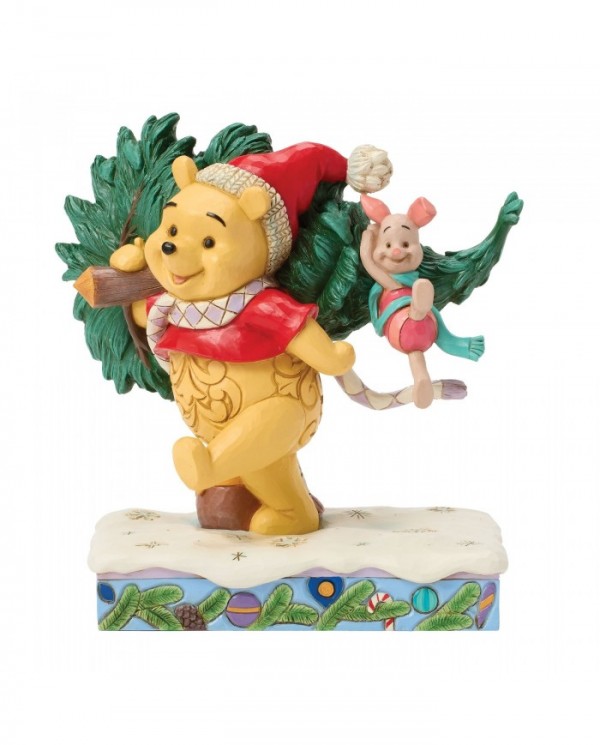 Disney Traditions - Winnie l'Ourson et Porcinet Sapin de Noël